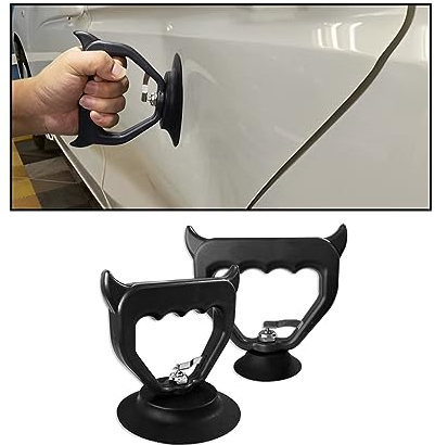 JNNJ Ventosa Para Abolladuras De Coche, Ventosa Para Abolladuras De Carrocería De Coches, Ventosas Extractoras Reparar Abolladuras En Móviles, Ventosas Extrafuertes Para Quitar Cristales(6cm)