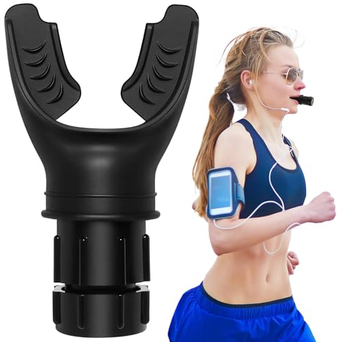 Allenatore di Respirazione Lung Trainer,Dispositivo Dell'Allenamento Polmonare Oxyfit,Allenatore di Respirazione Addominale,Allenatore Respiratorio con Regolazione Della Resistenza