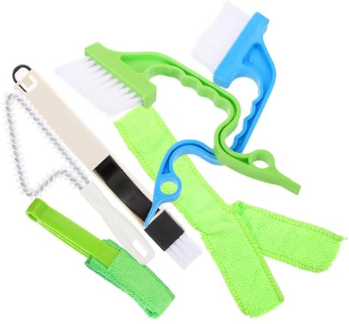 HONMEET 1set Spazzole Per Spazzole Per Fessure e Gaps Per Finestre Auto e Facili e Riutilizzare