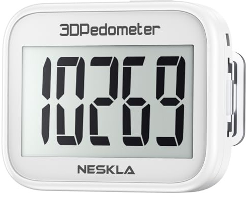 3D Pedometer for Walking，Step Tracker with Removable Clip Lanyard