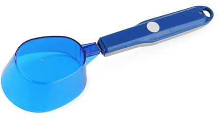IWOWHERO Báscula Cuchara Digital Azul para Cocina LCD Preciso con Apagado Automático y Alimentación Aaa para Pesar Ingredientes de Repostería y Alimentos