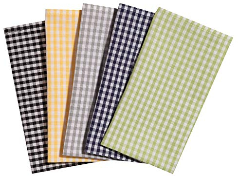 Taschentücher aus Stoff, waschbare, wiederverwendbare Öko Stoff-Taschentücher aus Baumwolle, 5 Taschentücher - Made in Germany (Landbub)