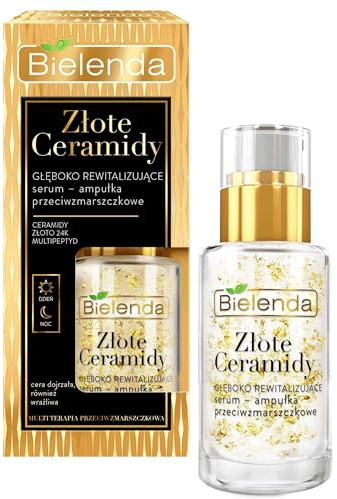 Bielenda Golden Ceramides Revitalisierendes Anti-Falten-Serum für Tag & Nacht, 15 ml
