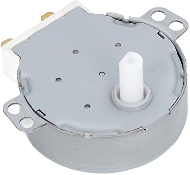 DOJR Motor de AgitacióN de Plato Giratorio de Microondas, SM 16T 50Hz 60Hz Motor SíNcrono de Horno de Microondas de Cobre de Aluminio 3W Estable para ReparacióN (Motor de Disco de Vidrio)
