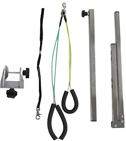 Jopwkuin Hundepflege-Tischarm, Haustierpflegearm, höhenverstellbar, 35 Zoll, tragbar für Profis für den Innenbereich