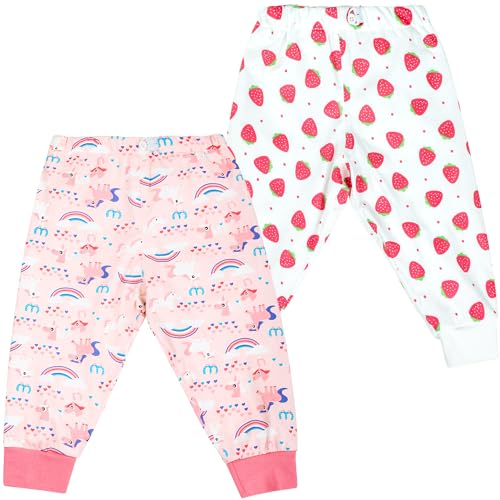FLYISH DIRECT Baby Windelhosen, 2 Stück Sleepy Windelhose für Kinder, Baby Töpfchen Trainingshose Baumwolle Baby Windelrock für das Töpfchentraining, S