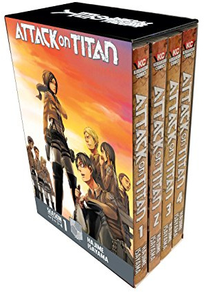 Attack on Titan Season 1 Part 1 Manga Box Set