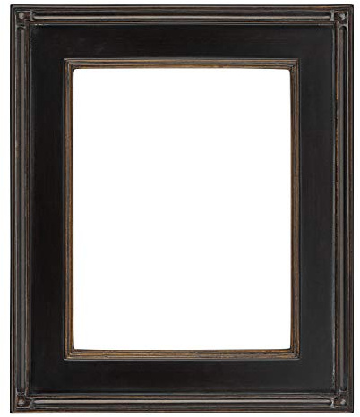 Museum Collection De Stijl Open Back Frame - 16x20, Black/Gold