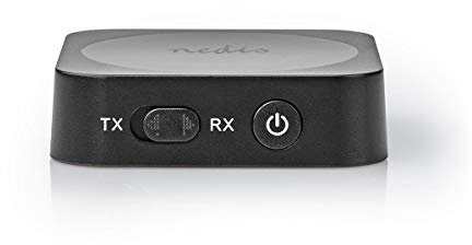 Nedis Bluetooth Transmitter Receiver Bluetooth Transmitter Receiver Connection Input: 1x AUX Connection Output: 1x AUX SBC Up to 1 Device up to 6 Hours Automatic Power Off, Black 1.00 m one-Size