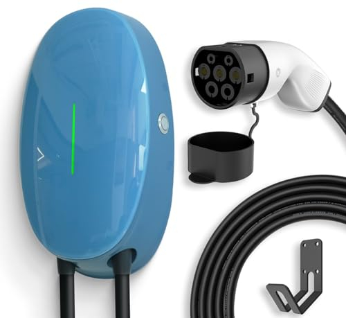 EIDYBOX Wallbox 11KW Ladegerät Typ 2 Ladekabel Elektroauto Home Ladestation 6M 16A Dreiphasig EV Charger, Wasserdicht IP66