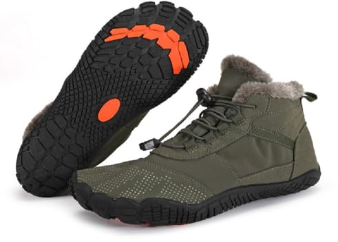 YisiNP Chaussures Homme Femme Hiver Chaudes Barefoot Minimaliste Bottes imperméables