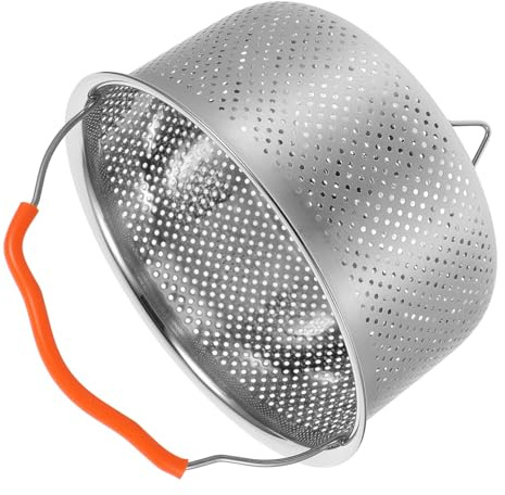 Toyvian Panier Vapeur Acier Inoxydable pour Cuiseur Riz Insert Cuisson Vapeur avec Drainants Résistant pour Légumes et Petites Portions Saines