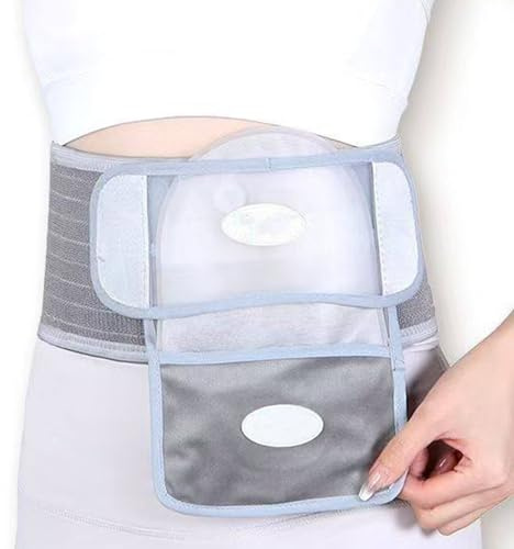 Stomiband, Justerbart Stomiband, Smygande Stomitillbehör för Postoperativ Vård Efter Stomi- Eller Ileostomikirurgi Buk(Medium)