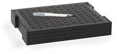 Caja clasificadora insertos | Bosch Sortimo L-BOXX 102 Inserto de corte EPP | Cajas clasificadoras de primera clase para piezas pequeñas | Sistema de organización de tornillos