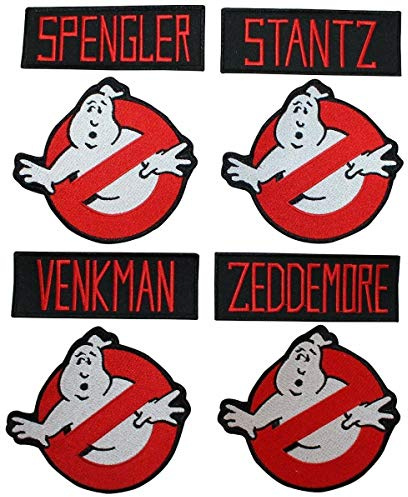 Ghostbusters Namensschilder & No Ghost Logo, 8 Stück