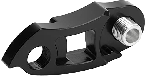 VGEBY Fahrrad-Schaltwerk-Aufhänger, Fahrrad-Schaltwerk-Aufhänger-Verlängerung Fahrradrahmen-Heckhaken-Extender für 36T-56T(Schwarz)
