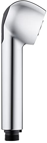WENKO Doccetta per lavandino Watersaving, doccia per lavello con getto perlato a risparmio idrico e intenso getto a cascata, collegamento universale ½“, diametro doccetta: Ø4,6, argento lucido