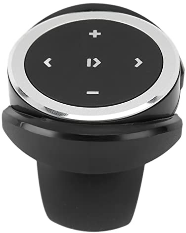 Media Button,Smart Wireless Car Steering Wheel Remote Control with Bracket for Mobile Phones Tablets for Car Bike Motorcycle Steering Wheel
