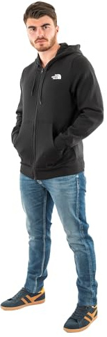 The North Face Men's Simple Dome Full Zip Track Jacket, Tnf Black, XS