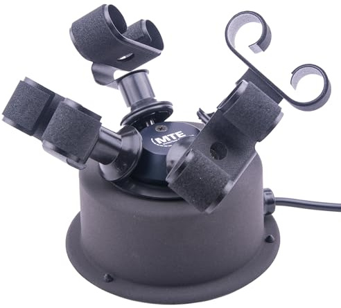 MTE Bewegungstechnik Uhrenbeweger (WTS 4 Anthrazit) bis zu 4 Uhren – Elektronisch gesteuerte Rotation und Pausen – Uhrenbeweger für Automatikuhren – leiser Watch Winder – Made in Germany