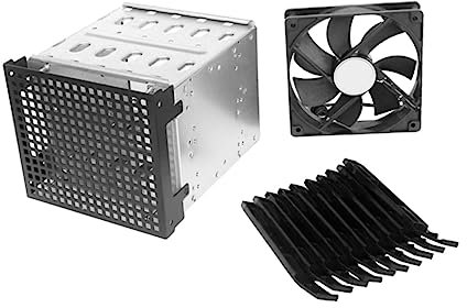 STOBOK 5.25 Inch to 3.5 Inch Hard Drive Adapter Replacement Tray for Durable Simple Installation Cage