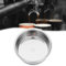 Oruola Stainless Steel Coffee Filter, Double Layer 51mm Portafilter Basket, Double Cups 51mm Pressurized Porous Filter for Coffee Machine Replacement Accessories, 2 Cups Capacity