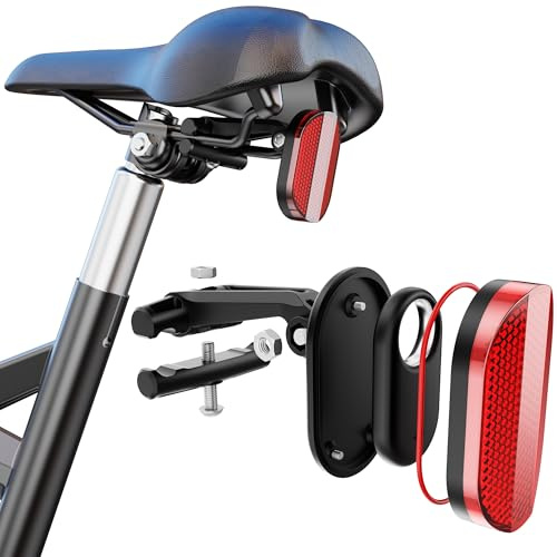 CITYWAY Dold för SmartTag2 cykelfäste, smygande fodral för SmartTag2 med cykelreflektorer, stöldskydd sätesstolpe montering för mountainbikes och skotrar