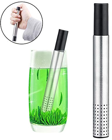 SONSAN Filtre à thé, Creative en Acier Inoxydable bâton de Filtre à thé Passoire à thé Infuseur à thé Portable Thé café Théière Filtre