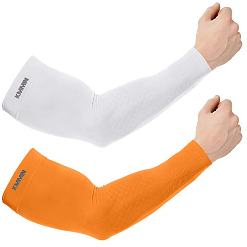 KMMIN Manicotto Braccio UV UPF 50 Protezione Maniche di Ghiaccio Raffreddamento moderato Sport all'aperto Guidare Guanti protettivi Coprire Il Tatuaggio