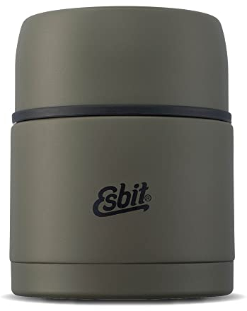 Esbit Thermobehälter Classic für Speisen - Warmhaltebehälter 500 ml in Olivgrün - aus Edelstahl für warme und kalte Lebensmittel