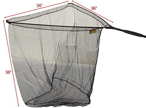Hunter Pro 36 Carp Landing Net with 3pc Handle and Bag