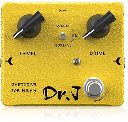 JOYO Bass Overdrive Pedal Effects from Rock to Metal Specially Design for Bassist High-end Edition Dr.J Series (D52)