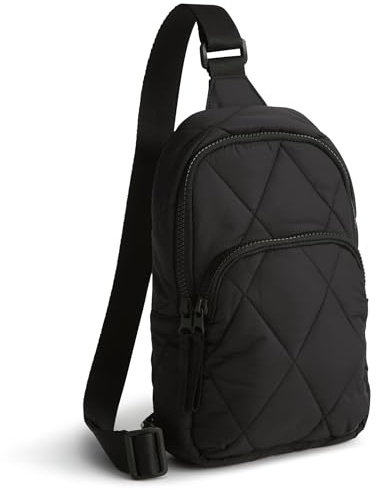 Vera Bradley Women's Featherweight Lorman Sling Backpack, Moonless Night, One Size