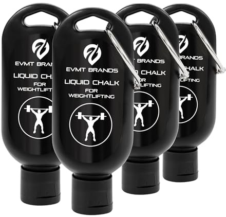 EVMT Brands Gesso Liquido e Magnesite Liquida Antiscivolo per Palestra, Sollevamento Pesi, Arrampicata, Ginnastica, Danza Resistente al Sudore per Presa Potente