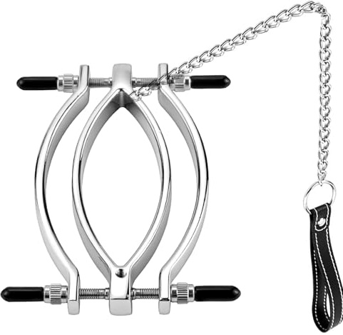 Separador De Labios Para Mujeres Juguetes BDSM Pinzas Extremas Labios Metal Sexo Tortura Dura Hombres Vaginal Ajustable Juguete Sexual EróTico Parejas Esclavas