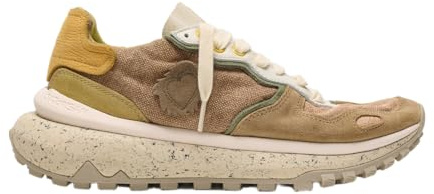 Satorisan - Chacrona Metta Lino Whitewisp - Zapatillas Casual para Hombre y Mujer - Sneakers Urbanas Cuero y Lino Respetuosas, Cómodas y Duraderas