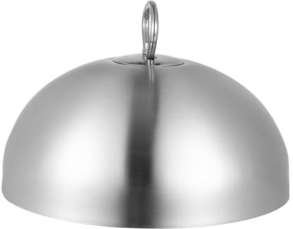 Mobestech Cobertura De Colza Para Bistec De Acero Inoxidable Funda Protectora Prueba De Aceite Para Alimentos Domésticos Hogar Plateada