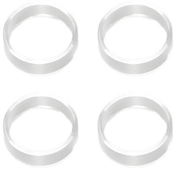 Gameconkontroll analogstick skydd | Transparent spel joystick skyddsring, säker spelpinne skydd för vuxna och tonåringar