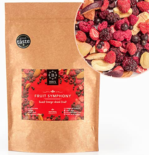Brix frystorkade frukter fruktsymfoni (115 g) – pris bra knapp, gott hälsosamt mellanmål, krispigt torkat, vitaminrik