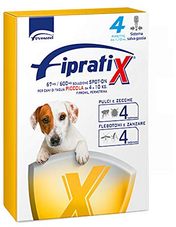 Fipratix Fipratix 67 Mg/600 Mg Soluzione Spot-on per Cani di Taglia Piccola