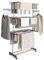 FACILITYS Générique Infinity Wäscheständer 22m│mit Kleiderbügelhalter und Wäscheklammern│Modular│Farbe grau
