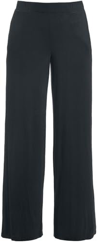 Forplay Marlene Cintura Alta Mujer Pantalones de Tela Negro S 95% Viscosa, 5% elastán Marlene