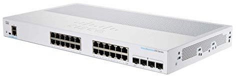 Cisco Business CBS250-24PP-4G Smart Switch | 24 GE-Ports | Partial PoE | 4 x 1G-SFP | Begrenzter Lebenszeitschutz (CBS250-24PP-4G)