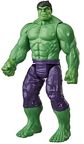 Hasbro E74755L2 Marvel Avengers Titan Hero Serie Blast Gear Deluxe Hulk Action-Figur, 30 cm großes Spielzeug, inspiriert durch die Marvel Comics, Für Kinder ab 4 Jahren