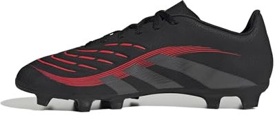 adidas Unisex Predator Club Firm Multi Ground Football Boots Fußballschuhe, Core Black/Grey Four/Lucid Red, 47 1/3 EU