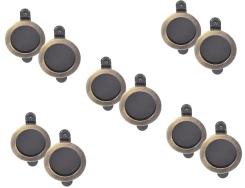VILLFUL 10pièces Couvre-Oeil De Porte Cuivre De Confidentialité pour Appartements Facile à Installer Anti-Rayures Et Anti-saleté