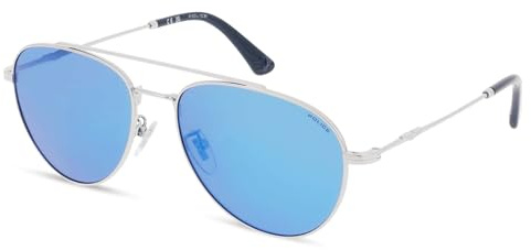 POLICE SUNGLASSES MAT: Stainless steel_C: TOTAL SHINY PALLADIUM D: 145x17 / Male
