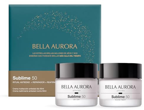 Bella Aurora Sublime 50 Set Anti-Edad, Crema Multiacción Día SPF20 50ml con Crema Reafirmante Noche 50ml, Ritual Facial Día y Noche Reafirmante y Anti-Arrugas