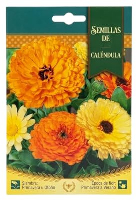 Caléndula Decorativa para Jardinería en Casa – Semillas de Caléndula para Maceta o Jardín DECOALIVE