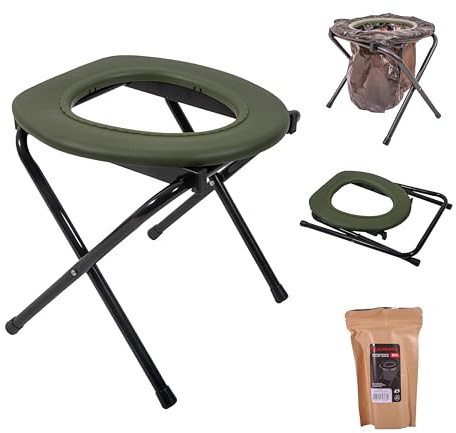 Ultimate Toilette Camper-Comfort + 15 Sacs Biodégradables - Accessoire Biwy